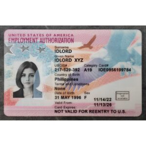 BUY EMPLOYMENT AUTHORIZATION CARD EUROPE ONLINE